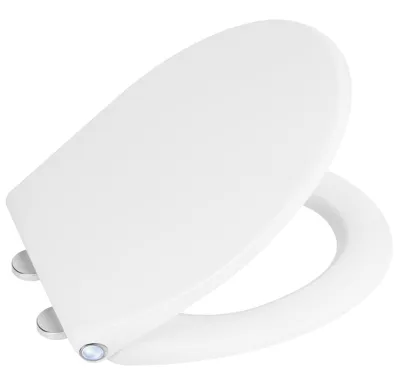 SAPHO PHARO WC sedátko s LED podsvícením, Soft Close, Easy Take, bílá