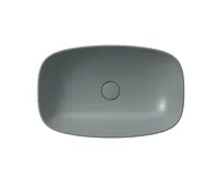 GSI NUBES keramické umyvadlo na desku 60x38cm, agave mat (3)