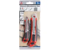 BGS Sada univerzálních odlamovacích nožů, Šířka čepele 9 / 18 mm, 4dílná (1)