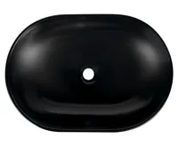 SAPHO CALEO keramické umyvadlo na desku, 60x42cm, černá mat (5)