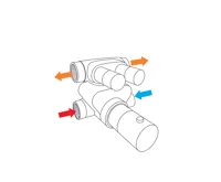 Vanový set s termostatickou podomítkovou baterií, 2-cestná (5)