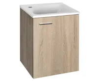AQUALINE ZOJA/KERAMIA FRESH umyvadlová skříňka 40x50x32cm, dub platin