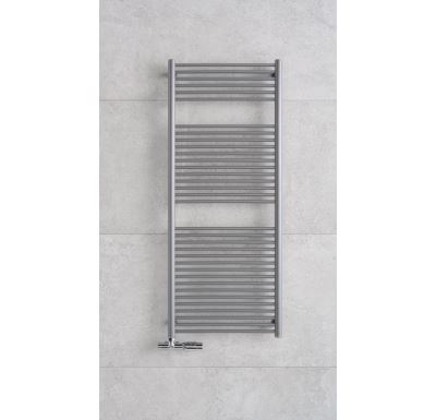 Koupelový radiátor PMH  Taifun 600x1630mm, Metalická stříbrná matná