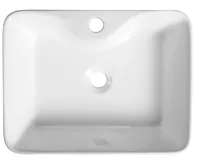 SAPHO BALENA keramické umyvadlo na desku 48x37cm, bílá (3)