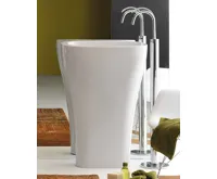 KERASAN AQUATECH keramické umyvadlo volně stojící, 60x85x40cm, bílá (4)