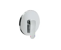 Sprchová baterie podomítková bez přepínače, Mada, Mbox, kulatý kryt, chrom