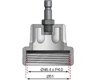 BGS Adaptér  č. 11 pro BGS 8027, 8098, for Audi, VW (3)