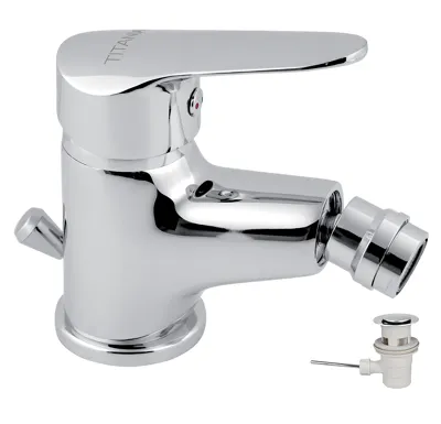 NOVASERVIS Bidetová baterie s výpustí Titania IRIS New chrom - 94411,0