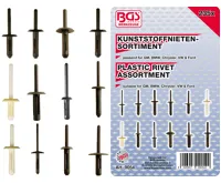 BGS Příchytky čalounění pro vozy GM, BMW, Chrysler, VW &amp; Ford, 235 dílů