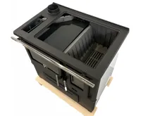 PLAMEN Sporák na tuhá paliva SLAVONAC N - L bílý (6)