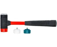 BGS Sada kladiva s výměnnou hlavou,  sklolaminátová násada,  O 38 mm (4)