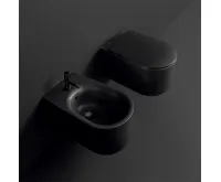 KERASAN NOLITA bidet závěsný 35x55cm, černá mat (3)