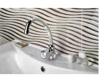 AQUALINE Stojánkový ventil 1/2", otočná hubice, chrom (4)