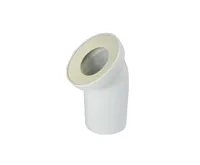 WC univerzální odtokové koleno DN 100/D 110, 45°, šikmé WC univerzální odtokové koleno DN 100/D 110, 45°, šikmé