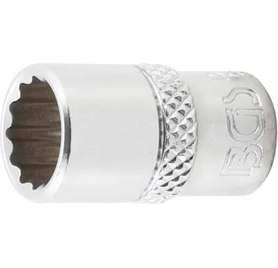 BGS Hlavice nástrčná dvanáctihranná, 6,3 mm (1/4"), 3/8"