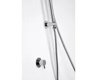 SAPHO Sprchová tyč s vývodem vody, posuvný držák, kulatá, 720mm, chrom (3)