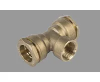 PE mosaz T-kus přechodový 50-6/4"-50 ZD vnitřní závit - pro plyn PE mosaz T-kus přechodový 50-6/4"-50 ZD vnitřní závit - pro plyn