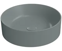 GSI KUBE X keramické umyvadlo na desku, průměr 45cm, agave mat GSI KUBE X keramické umyvadlo na desku, průměr 45cm, agave mat