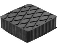 BGS Gumová podložka, pro zvedací plošiny, 116,5 x 116,5 x 36,5 mm