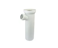 Připojovací kus DN 100/D 110, 400 mm, s odbočkou DN40, 6/4&quot;, přímý