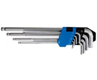 BGS Klíče zahnuté, velmi dlouhé, vnitřní šestihran / vnitřní šestihran s kulovou hlavou 1,5