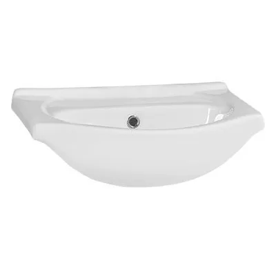 AQUALINE SIMPLEX ECO keramické umyvadlo, nábytkové, 50x42cm, bílá