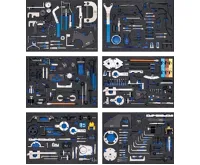 BGS Dílenský vozík, 7 zásuvek, soupravy nářadí k nastavení motoru (2)