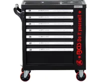 BGS Dílenský vozík, 7 zásuvek, 1 boční dvířka, prázdný (1)