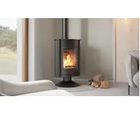 HS Flamingo Krbová kamna MASTERFLAMME ® Medie II, černá (14)