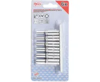 BGS Hlavice nástrčné 1/4" pro E-profil E4-E10, sada 6 dílů (2)
