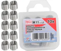 BGS Vložky náhradní M11 x 1,5; 10 ks BGS Vložky náhradní M11 x 1,5; 10 ks