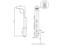 SAPHO JACOB sprchový panel 200x1500mm, bílá mat (7)