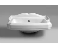 AQUALINE ANTIK keramické umyvadlo, 58x47cm, bílá (4)