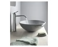 SAPHO MINIMAL stojánková umyvadlová baterie vysoká, nerez mat (1)