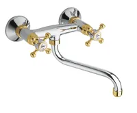 SAPHO ANTEA nástěnná baterie, chrom/zlato