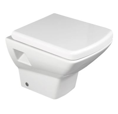 ISVEA SOLUZIONE závěsná WC mísa, 35x50,5cm, bílá