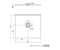 POLYSAN FLEXIA vanička z litého mramoru s možností úpravy rozměru, 90x80cm (6)