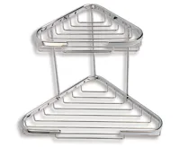 NOVASERVIS Dvojitá rohová police kombinovaná Drátěný program chrom - 6072,0 NOVASERVIS Dvojitá rohová police kombinovaná Drátěný program chrom - 6072,0