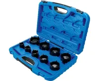 BGS Sada klíčů na matice se zářezy | vnější čep | KM4 - KM12 | 9 dílná (3)