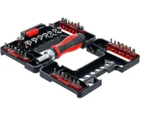 BGS Bity a hlavice nástrčné 1/4" s ráčnovým šroubovákem,sada 38 dílů (3)