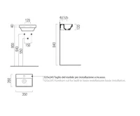 GSI NORM keramické umývátko s otvorem, 35x26cm, bílá ExtraGlaze (4)