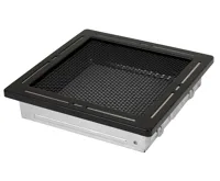 HS Flamingo Krbová mřížka 16x16 cm, TREND černý mat