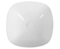 SAPHO IDEA keramické umyvadlo na desku 42x42cm, bílá (3)