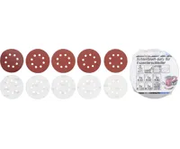 BGS Papíry brusné pro excentrickou brusku, O 125 mm, K 40 - 180, 25dílná BGS Papíry brusné pro excentrickou brusku, O 125 mm, K 40 - 180, 25dílná