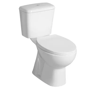 AQUALINE MANUEL WC kombi, dvojtlačítko 3/6l, spodní odpad, bílá
