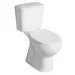 AQUALINE MANUEL WC kombi, dvojtlačítko 3/6l, spodní odpad, bílá