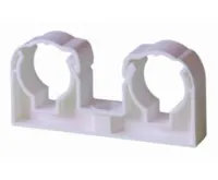 Příchytka plastová dvojitá 2x18 pro Cu Příchytka plastová dvojitá 2x18 pro Cu