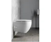 ISVEA INFINITY CLEANWASH závěsná WC mísa, integrovaný ventil a bidet. sprška, Rimless, 36,5x53cm, bílá (8)