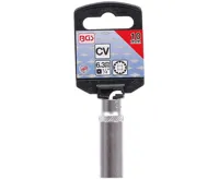 BGS Hlavice nástrčná 1/4" 10 mm, prodloužená, "GearLock" (2)