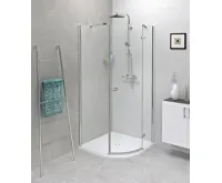 POLYSAN FLEXIA vanička z litého mramoru čtvrtkruh, s možností úpravy rozměru, 80x80cm, R550 (3)